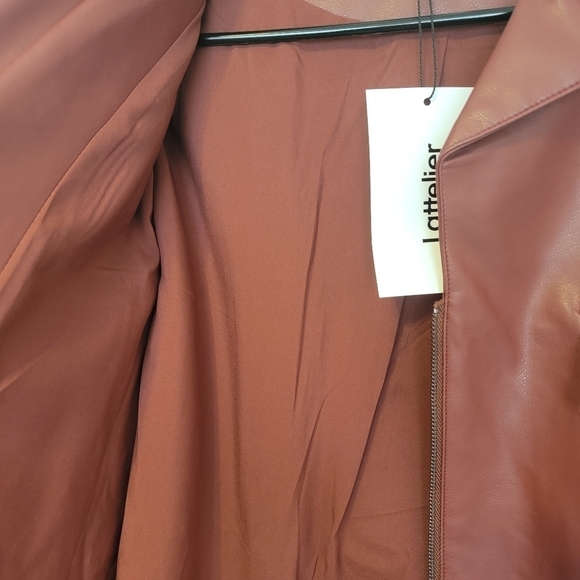 Lattelier Leather Jacket Size Small - Picture 3 of 13